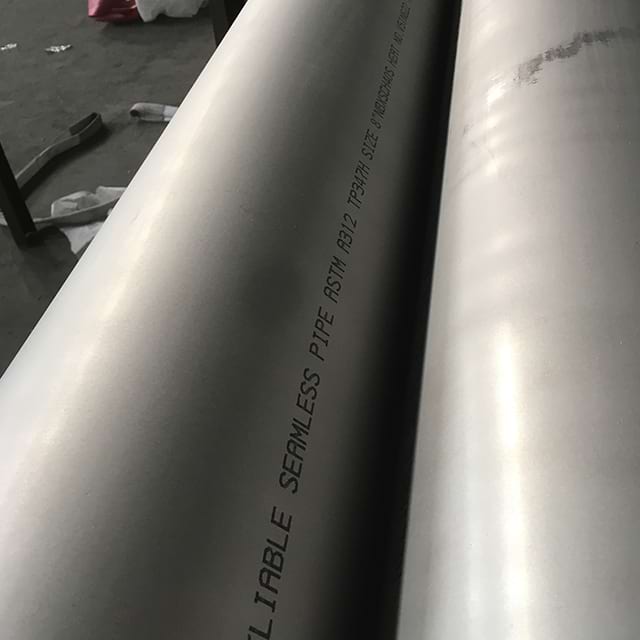 ASTM 347H S34709 스테인레스 스틸 원활한 산세 파이프