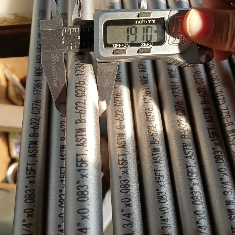 높은 프리 라이션 ISO9001 ASTM C276 HASTELLOY 밝은 어닐링 된 스테인레스 스틸 원활한 파이프