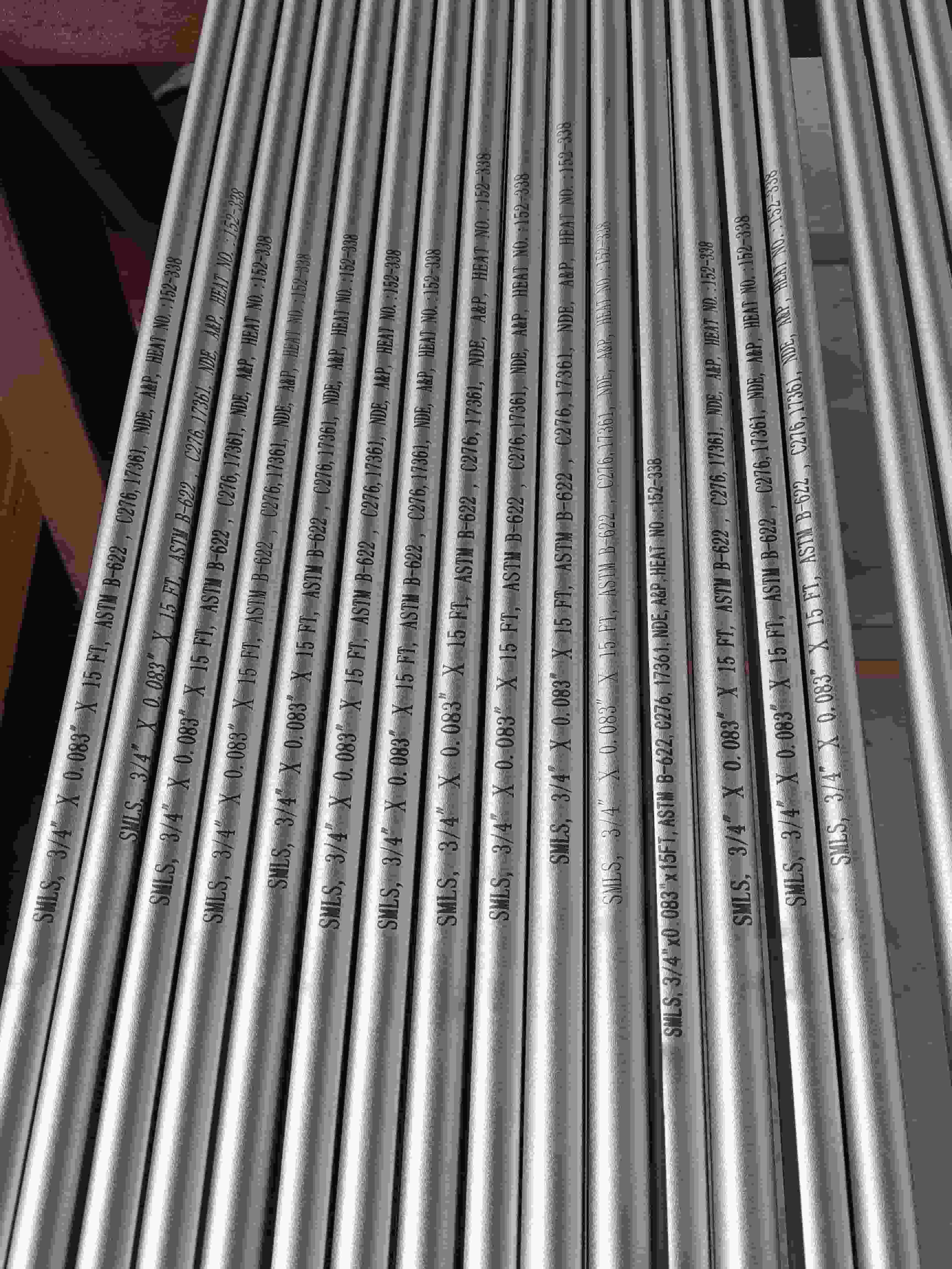 높은 프리 라이션 ISO9001 ASTM C276 HASTELLOY 밝은 어닐링 된 스테인레스 스틸 원활한 파이프